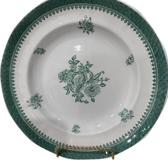 Wedgwood Mount Vernon Green 10 1/4 inch Dinner Plate 1970’s  Made in England - Picture 2 of 6